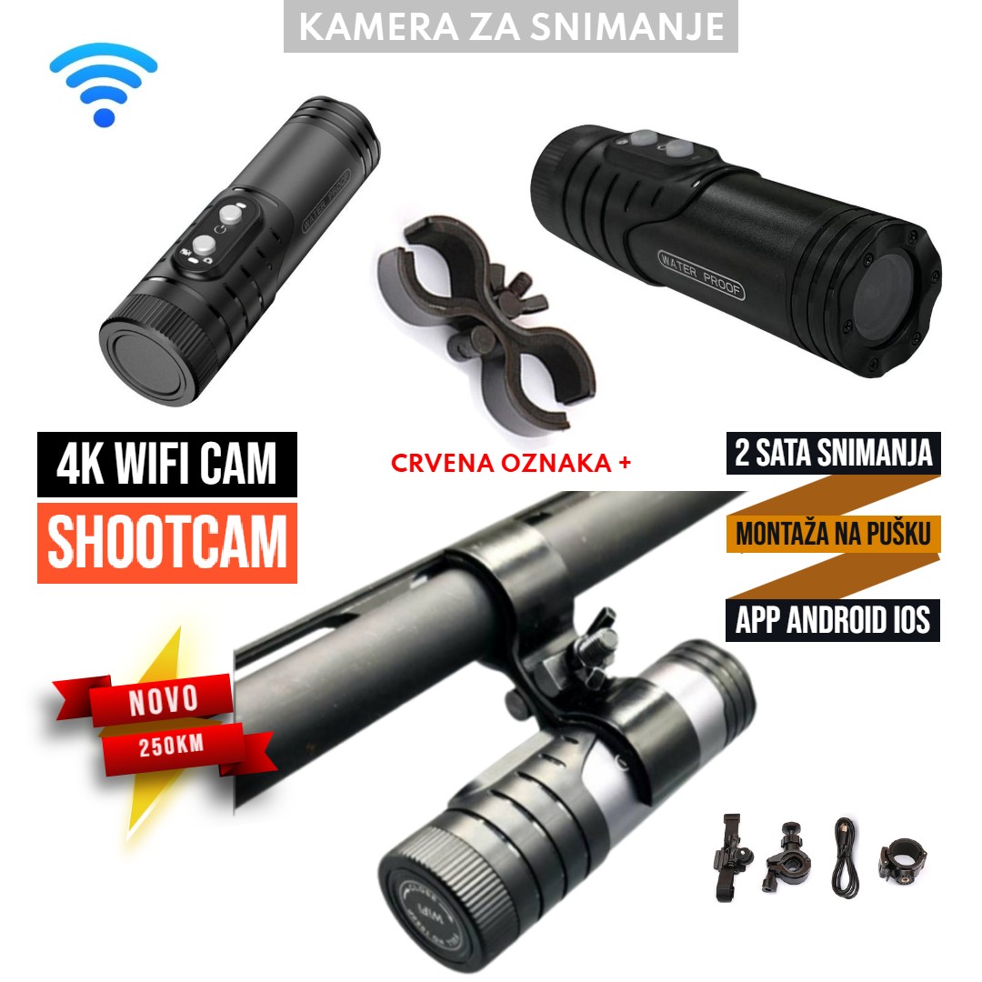 4K WIFI SHOOTCAM AKCIONA KAMERA
